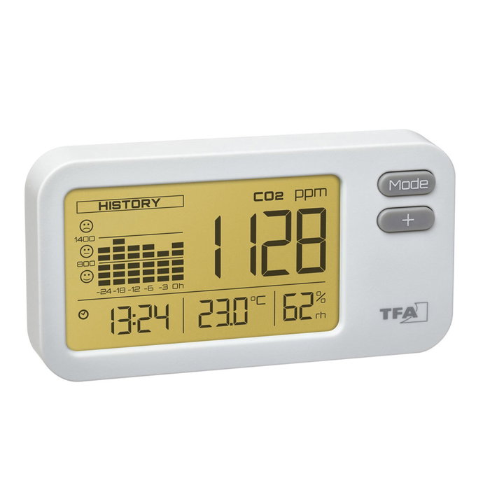 Tfa AIRCO2NTROL COACH Monitor de CO2 Blanco Tfa AIRCO2NTROL COACH Monitor de CO2 Blanco