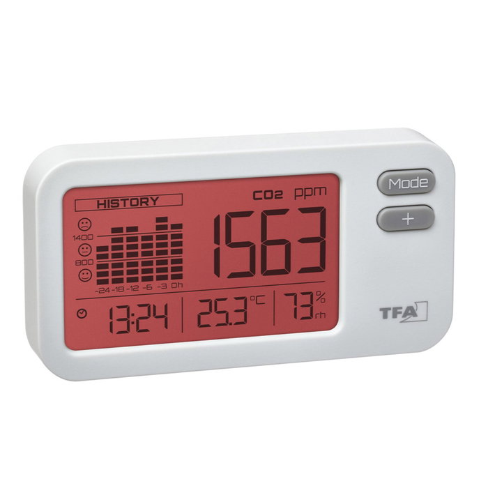 Tfa AIRCO2NTROL COACH Monitor de CO2 Blanco Tfa AIRCO2NTROL COACH Monitor de CO2 Blanco