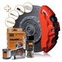 Foliatec Set de Pintura para Pinzas de Freno Rojo Performance 4 Componentes