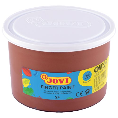 Jovi Pintura de Dedos Marrón 500 ml