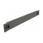 DeLOCK Cubierta ciega sin herramientas para gabinete de red 19" 1U, tapa ciega de metal negro