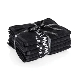 Balmain Black Bleach Proof Salon Conjunto de 6 Toallas Textiles de Salón