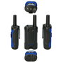 Alecto FR-175BW Set de 2 Walkie Talkies, 7 km, Azul/Negro