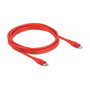 DeLOCK Cable USB Type-C a Lightning Rojo 2 m MFi