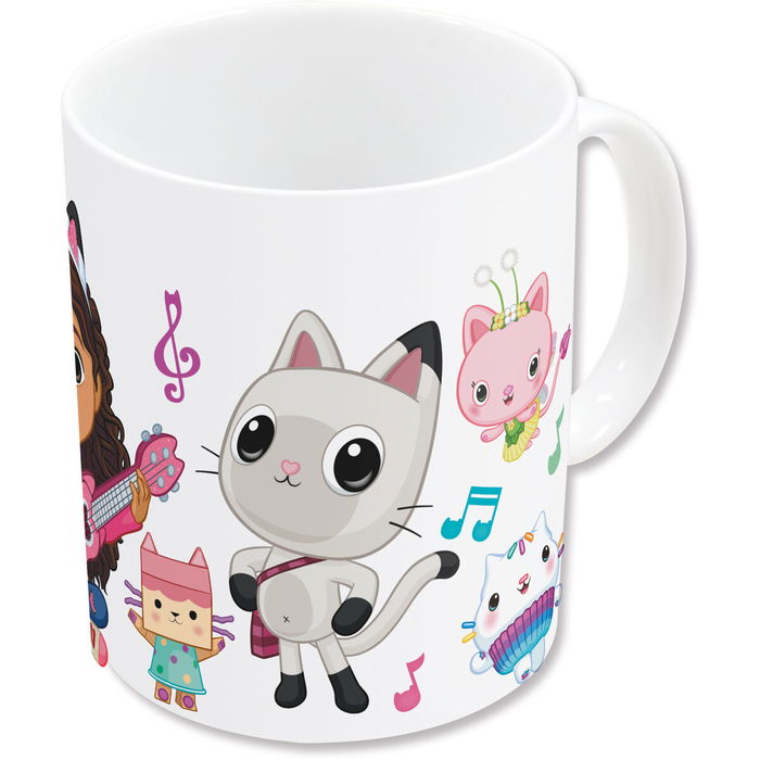 Taza Mug Gabby's Dollhouse Party Rosa claro 350 ml 325 ml Cerámica Caja De Regalo