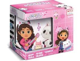 Taza Mug Gabby's Dollhouse Party Rosa claro 350 ml 325 ml Cerámica Caja De Regalo