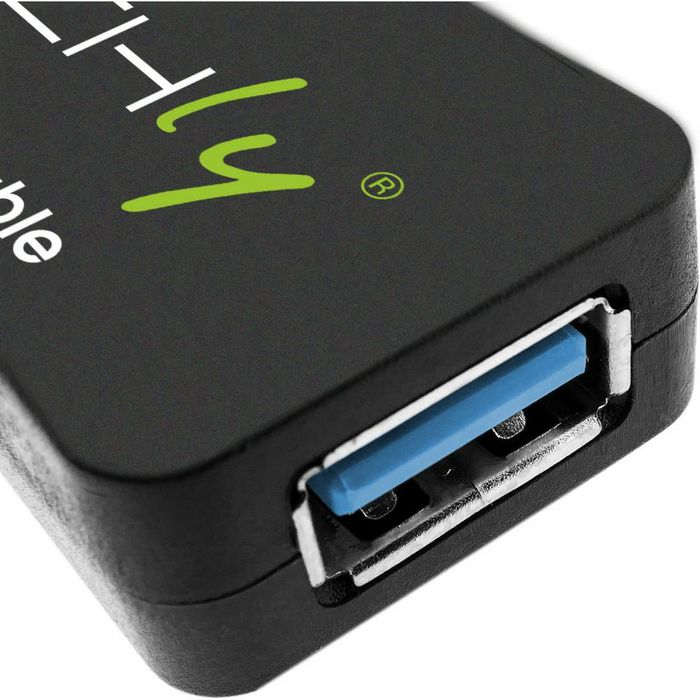 Techly Cable Extensor USB 3.2 SuperSpeed+ 10m Negro Señal Extender, Transfiere Datos hasta 5 Gbps