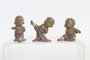DKD Home Decor Figura de Resina Monje Surtido de 3
