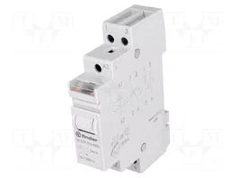 FINDER Relé de instalación 20.23 biestable 24V DC 16A NC+NA