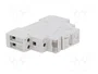 FINDER Relé de instalación 20.23 biestable 24V DC 16A NC+NA