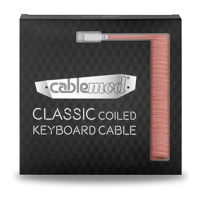 CableMod Classic Coiled Keyboard Cable USB-C a USB Tipo A, Orangesicle - 150cm
