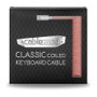 CableMod Classic Coiled Keyboard Cable USB-C a USB Tipo A, Orangesicle - 150cm