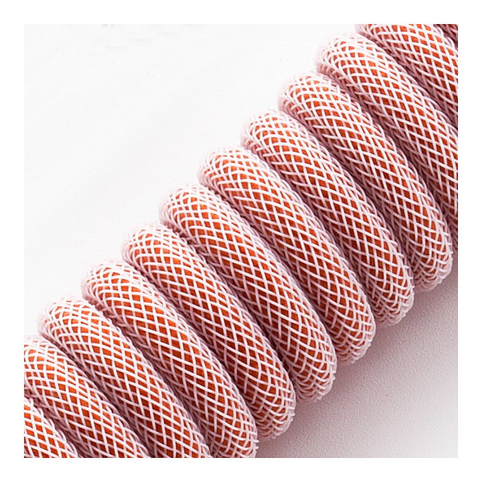 CableMod Classic Coiled Keyboard Cable USB-C a USB Tipo A, Orangesicle - 150cm