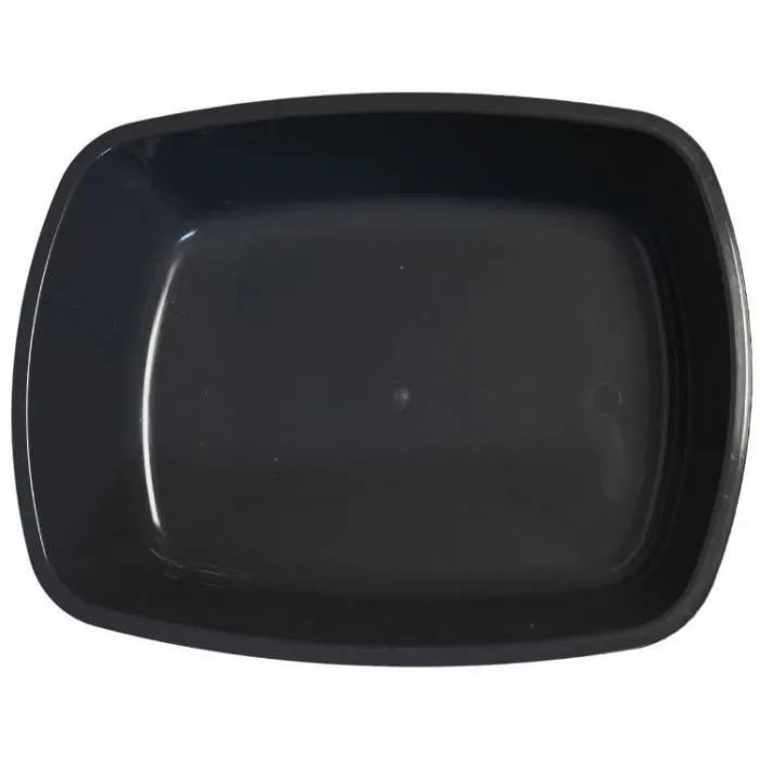 Aime Bandeja de arena sin borde para gatos, bordes redondeados, 43 x 31 x 10 cm