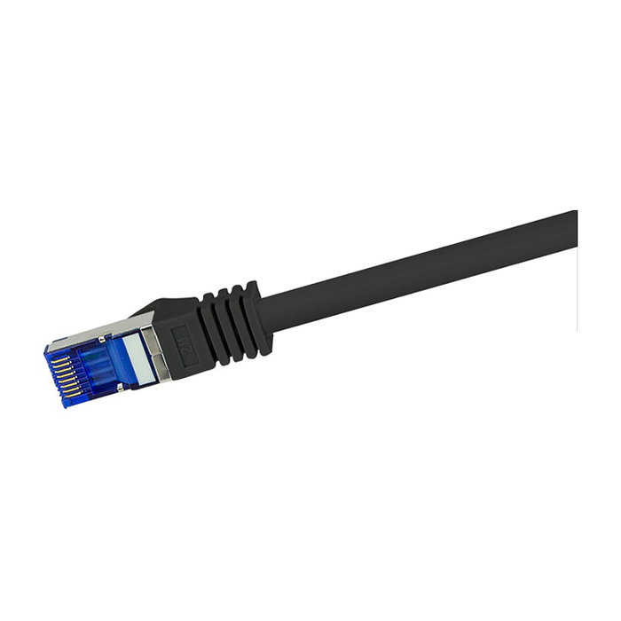 LogiLink Patchkabel Ultraflex Cat.6A S/FTP, 2 m, negro