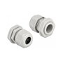 DeLOCK Prensaestopas PG13,5 para tres cables redondos, Gris