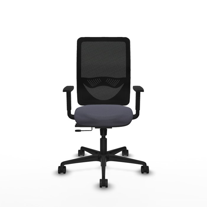PIQUERAS Y CRESPO Silla de oficina Zulema Gris oscuro y Negro PIQUERAS Y CRESPO Silla de oficina Zulema Gris oscuro y Negro