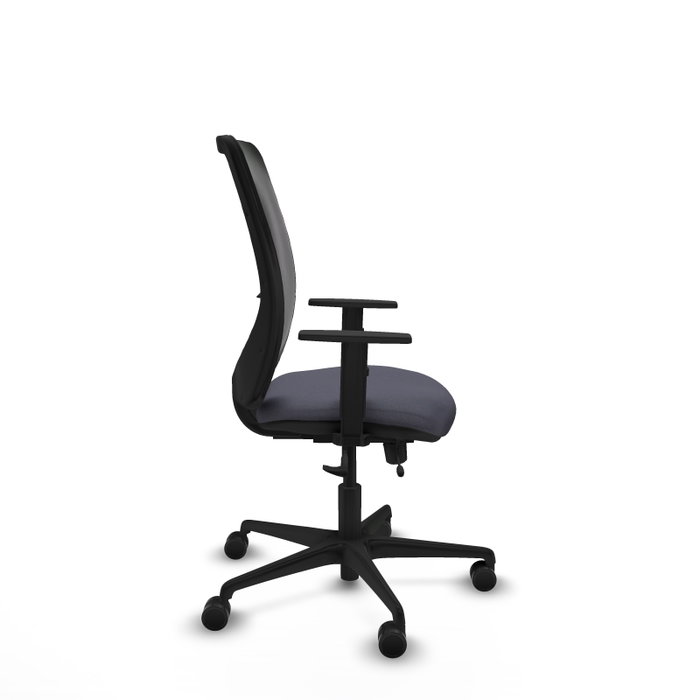PIQUERAS Y CRESPO Silla de oficina Zulema Gris oscuro y Negro PIQUERAS Y CRESPO Silla de oficina Zulema Gris oscuro y Negro