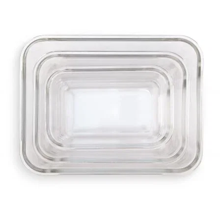 Pack 3 Recipientes de Cristal Iris 8620-3V