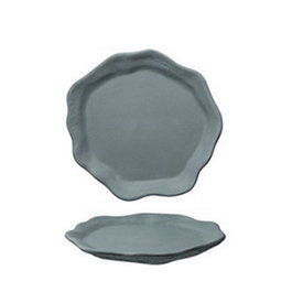 Summa Oyster Plato Llano Azul 21 cm Gres Vajilla (Set de 6)