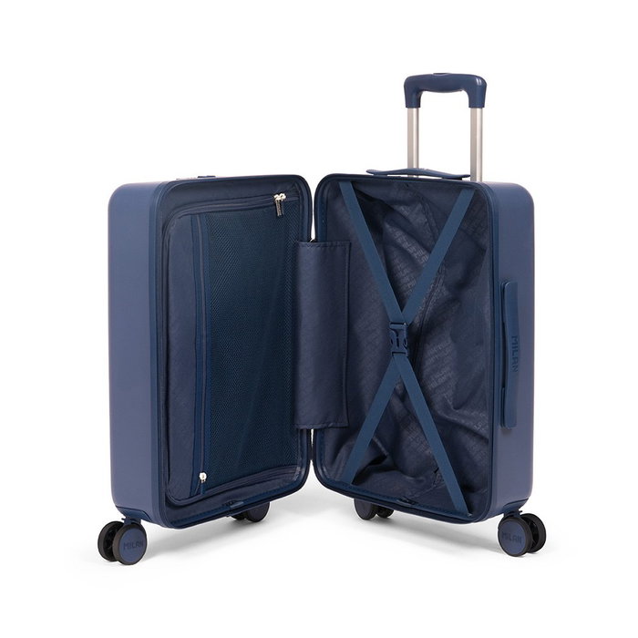 Milan Maleta de cabina rígida Azul marino 50 l