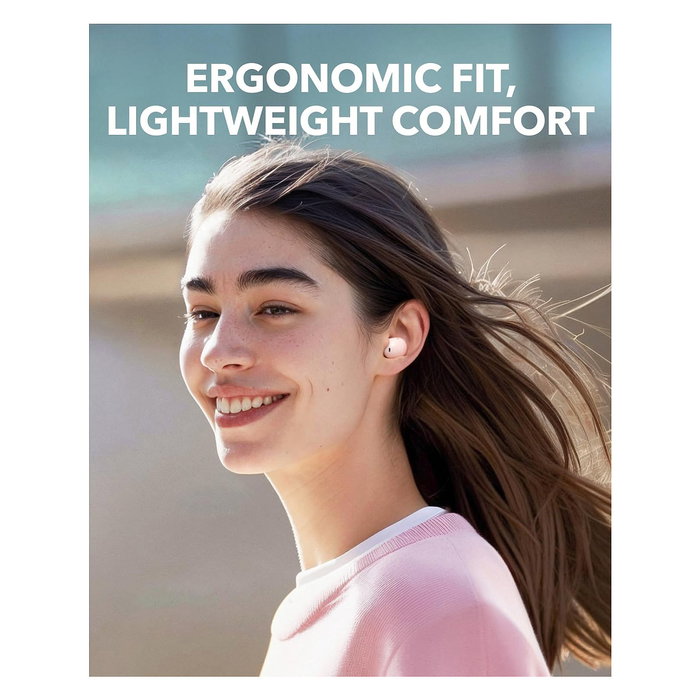 Anker Soundcore A30i Auriculares Bluetooth Inalámbricos Rosa IP54 Cancelación de Ruido Ligeros 3.7g con Estuche de Carga Anker Soundcore A30i Auriculares Bluetooth Inalámbricos Rosa IP54 Cancelación de Ruido Ligeros 3.7g con Estuche de Carga