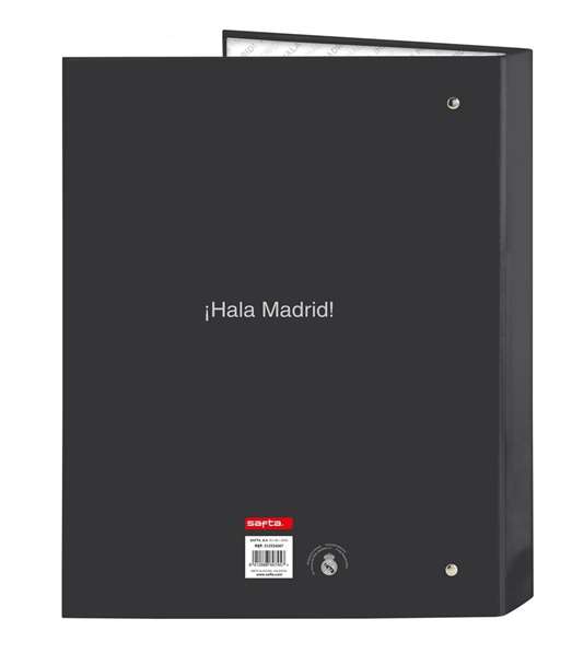 Carpeta de anillas Real Madrid C.F. Blanco A4 26.5 x 33 x 4 cm