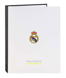 Carpeta de anillas Real Madrid C.F. Blanco A4 26.5 x 33 x 4 cm