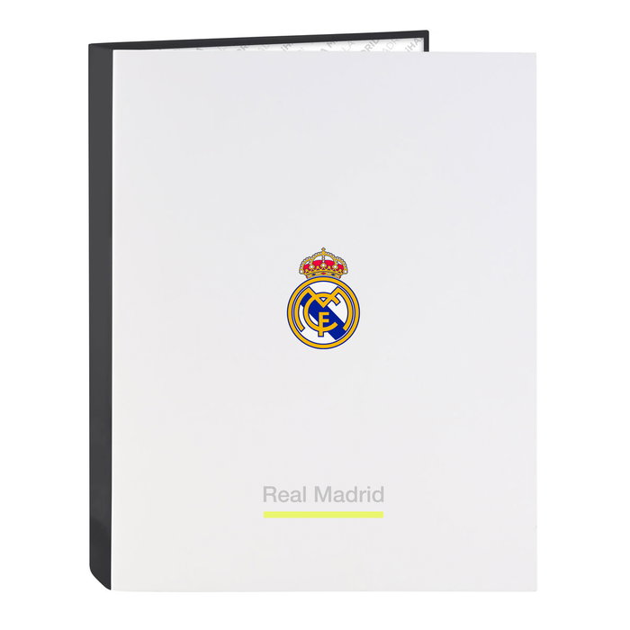 Safta Carpeta de Anillas Mixtas Real Madrid 1ª Equipación 25/26 Folio Safta Carpeta de Anillas Mixtas Real Madrid 1ª Equipación 25/26 Folio