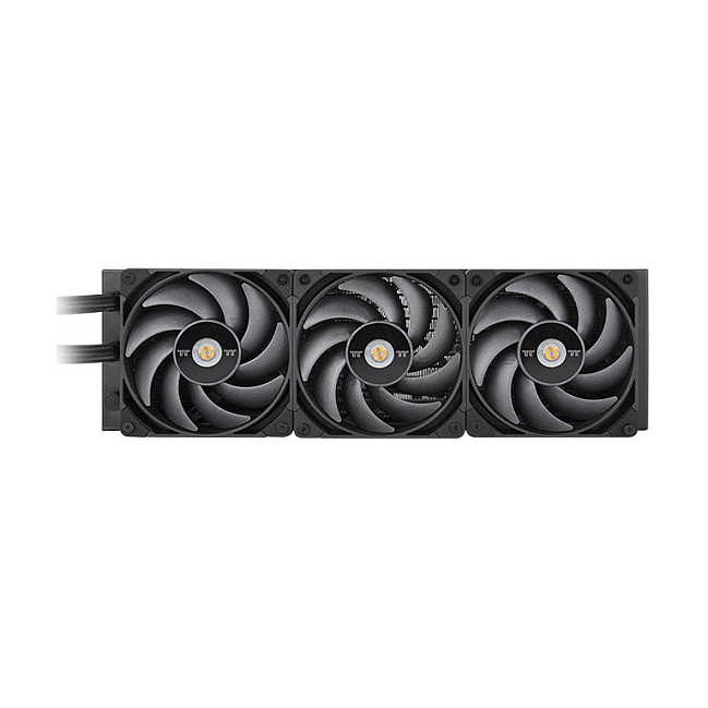 Thermaltake AW420 Kit de Refrigeración Líquida All-in-One, 3 Ventiladores de 14cm, 2000 RPM PWM, Negro, Compatible con LGA 4677 y SP6