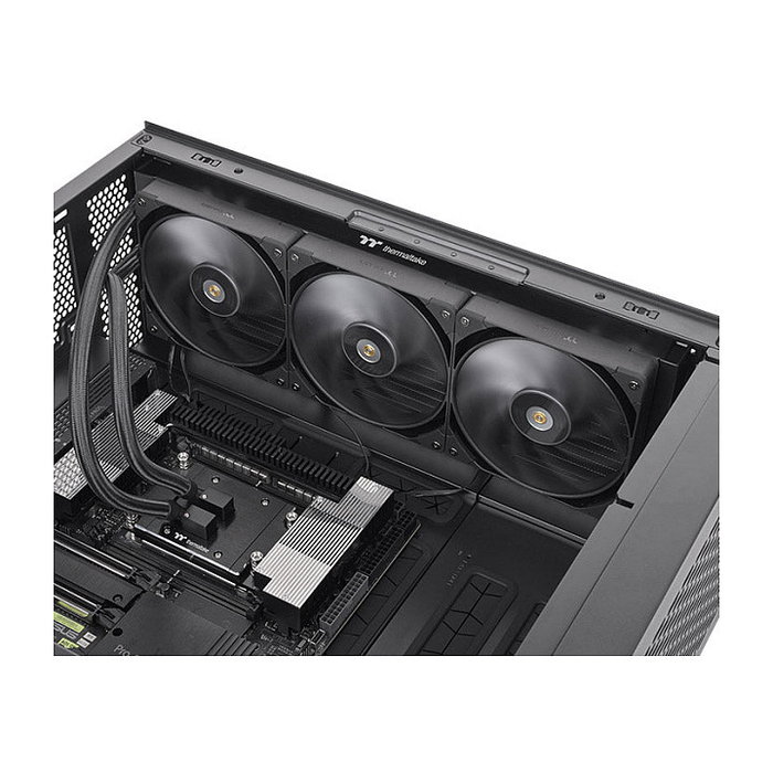Thermaltake AW420 Kit de Refrigeración Líquida All-in-One, 3 Ventiladores de 14cm, 2000 RPM PWM, Negro, Compatible con LGA 4677 y SP6