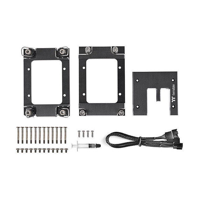 Thermaltake AW420 Kit de Refrigeración Líquida All-in-One, 3 Ventiladores de 14cm, 2000 RPM PWM, Negro, Compatible con LGA 4677 y SP6