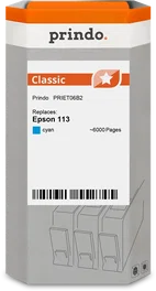Prindo Cartucho de tinta cian PRIET06B2 Classic