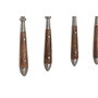DKD Home Decor Set de Cubertería de 16 piezas en Acacia e Inox Natural