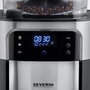 Severin KA 4813 Cafetera con molinillo, negro y plata