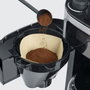 Severin KA 4813 Cafetera con molinillo, negro y plata