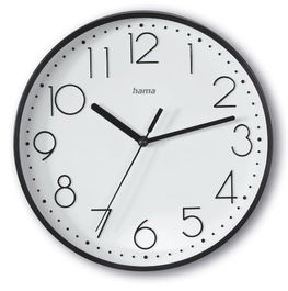 HAMA Reloj de Pared Salina, Negro