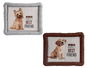 Mascow Cuna para Perro Rectangular 2 Colores Gris y Marrón 60x74x6 cm (Set de 6)