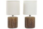 DKD Home Decor Lámpara de Sobremesa de Resina 14x27 cm Surtido de 2
