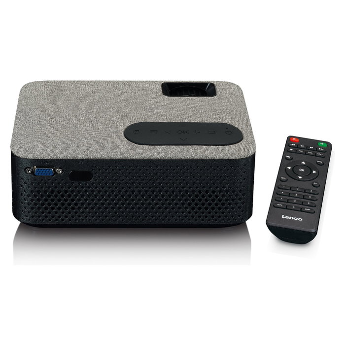 Lenco LPJ-700BKGY Proyector LCD Bluetooth Negro/Antracita Lenco LPJ-700BKGY Proyector LCD Bluetooth Negro/Antracita