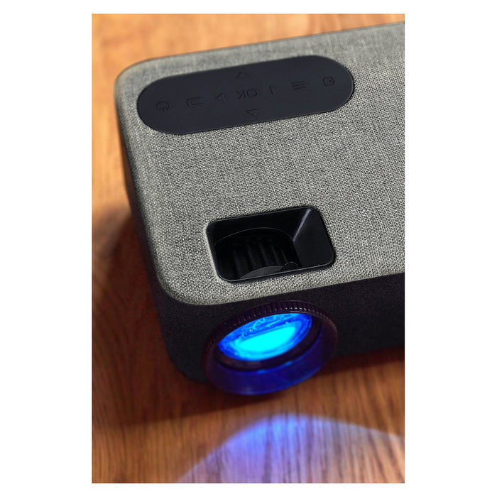 Lenco Proyector LPJ-700BKGY LED Full HD 1080p 4000 Lúmenes LED Negro