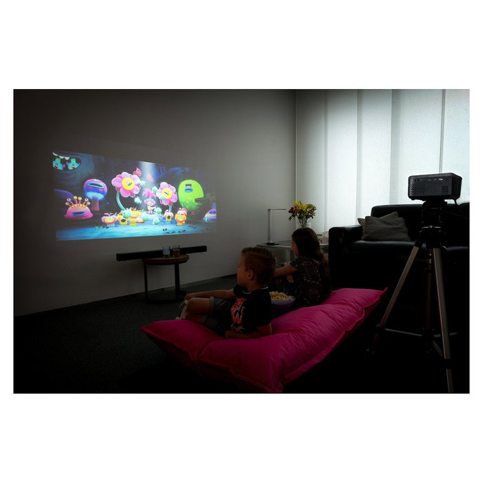 Lenco Proyector LPJ-700BKGY LED Full HD 1080p 4000 Lúmenes LED Negro