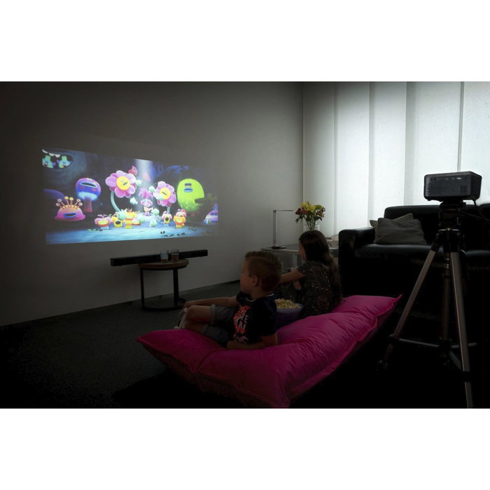 Lenco LPJ-700BKGY Proyector Full HD 1080p 4000 LED Lúmenes Negro