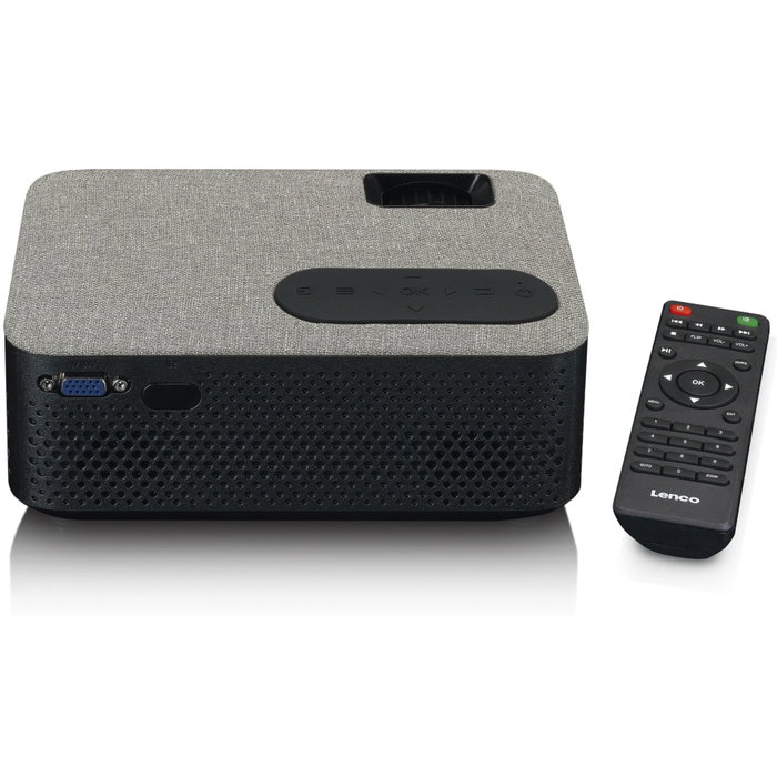Lenco LPJ-700BKGY Proyector Full HD 1080p 4000 LED Lúmenes Negro