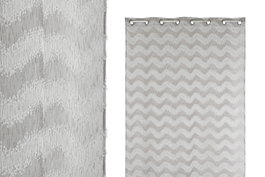 DKD Home Decor Cortina Bordada Beige 140x260 cm