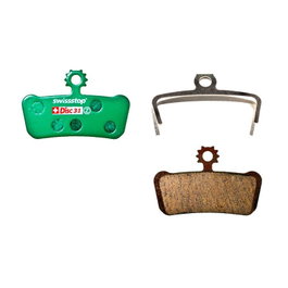 SwissStop Disc 31 Juego Pastillas Freno Orgánicas Compatible Avid SRAM G2 Guide Trail Elixir