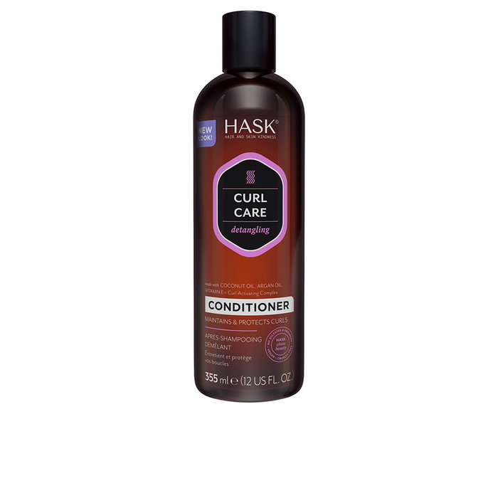 Hask CURL CARE Acondicionador desenredante 355 ml (Reacondicionado) Hask CURL CARE Acondicionador desenredante 355 ml (Reacondicionado)