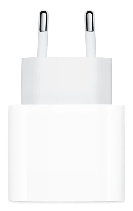 Apple Cargador USB-C de 20W, Adaptador de Corriente Rápido para iPhone 8/SE/11/12/13/14/15, iPad Pro/Air, Universal, Blanco, Modelo MD3J4ZM/A