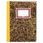 Dohe Cuaderno de cuentas corrientes Cartone 100 hojas numeradas amarillo