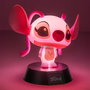 Paladone Lámpara LED Decorativa Icon Disney Stitch y Angel de Lilo & Stitch, 10 cm de Alto, Funciona con Pilas, Producto Oficial